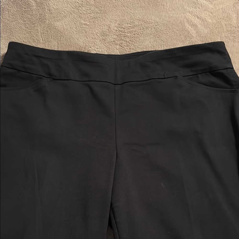 Croft & Barrow Black Straight Leg Pants